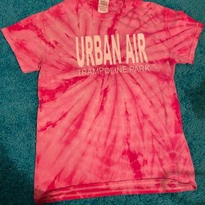 Pink tie dye Urban Air shirt